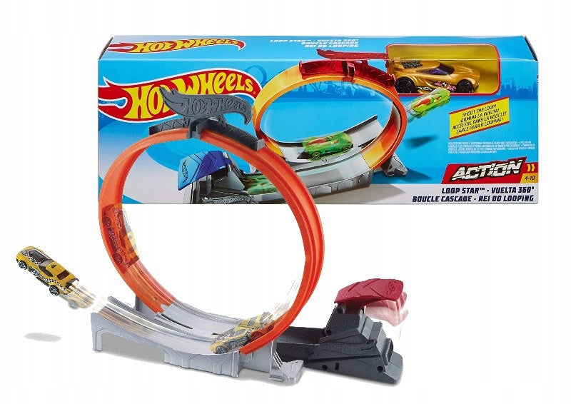 Pista Hot Wheels Loop Star Rei do Looping - Mattel - A sua Loja de
